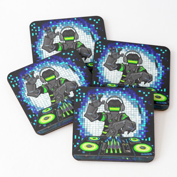 Item preview, Dj robot pixel designed and sold by deTab.