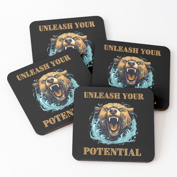 Item preview, Unleash your potential bear designed and sold by RahyasDesign.