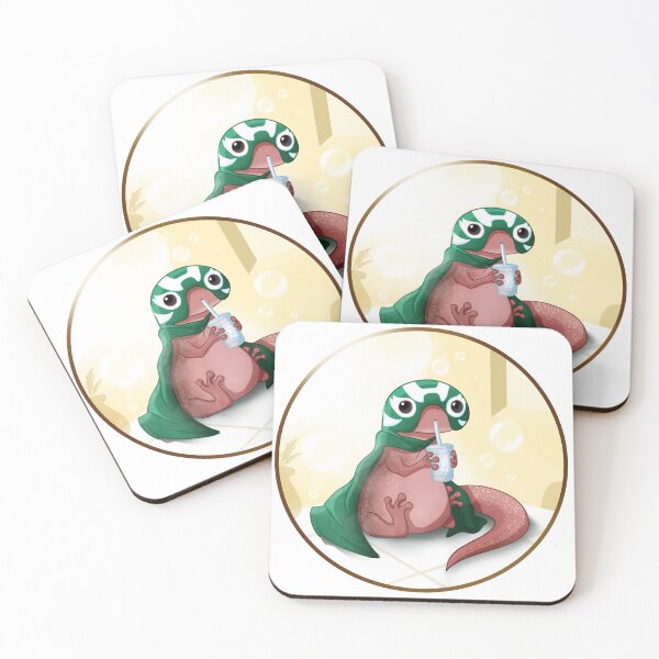 Item preview, Salamander Luchador PFP designed and sold by ilLundstrations.
