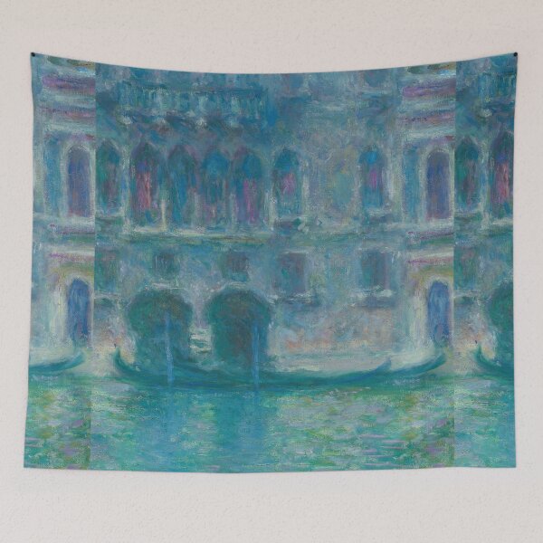 Item preview, MONET - Palazzo da Mula, Venice (1908) by Claude Monet Portrait designed and sold by AndromedaWeb.