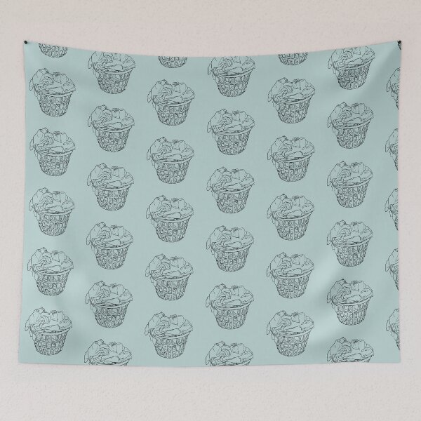 Item preview, Laundry Outline Drawing designed and sold by dropleta.