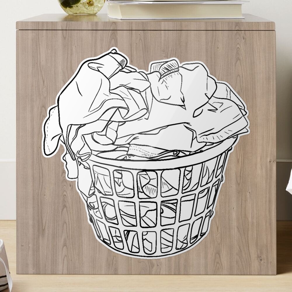 Laundry Outline Drawing