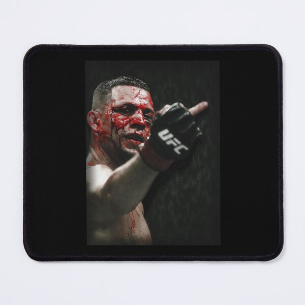Item preview, Nate Diaz Flip Finger UFC Nate Diaz Fighter Poster Nate Diaz  designed and sold by WAYNEHENNINGg.