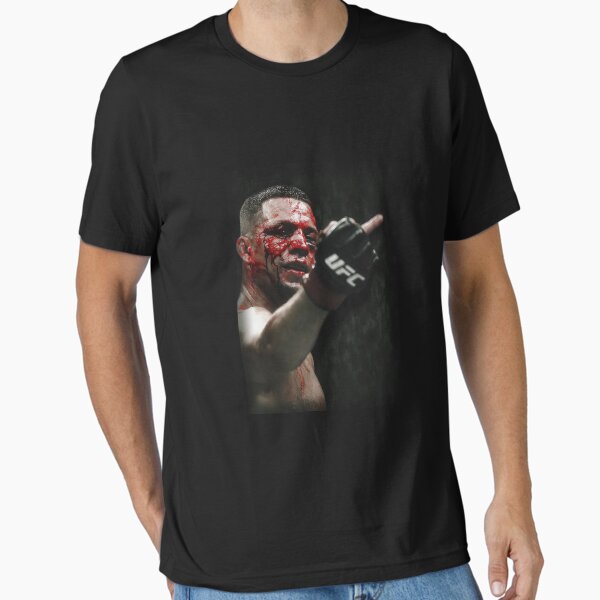 Item preview, Nate Diaz Flip Finger UFC Nate Diaz Fighter Poster Nate Diaz  designed and sold by WAYNEHENNINGg.