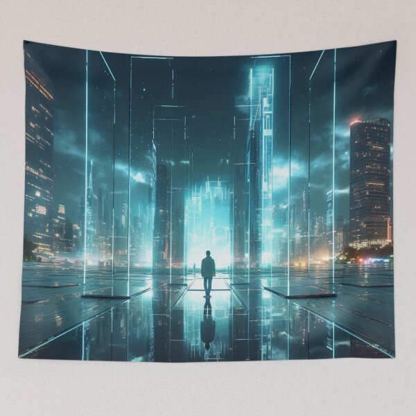 Item preview, near-future city designed and sold by AI-G-I-.