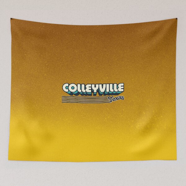 Item preview, Colleyville, Texas | Retro Stripes designed and sold by retroready.