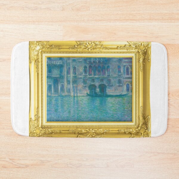 Item preview, MONET - Gold Frame Palazzo da Mula, Venice (1908) by Claude Monet landscape designed and sold by AndromedaWeb.