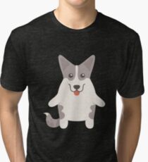 Cardigan Welsh Corgi Tri-blend T-Shirt