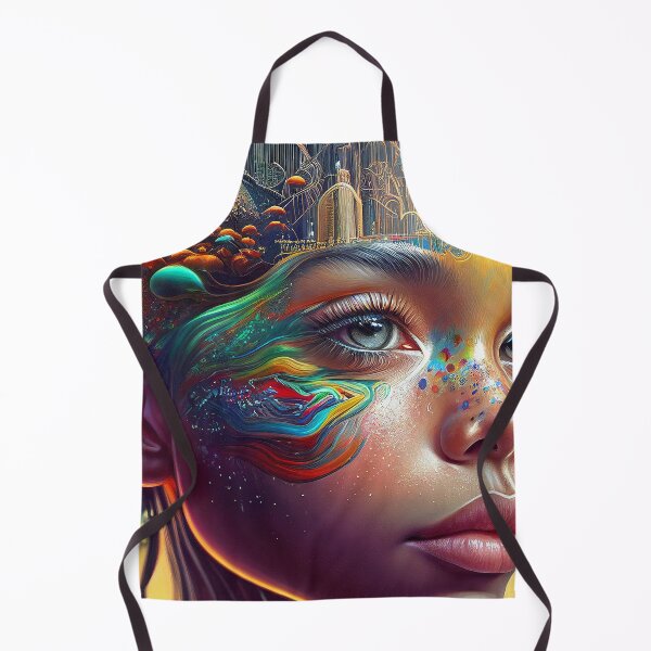 Item preview, Hyperrealism Psychedelic Face designed and sold by MaisonEdwarn.