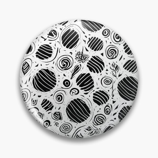 Item preview, Circle Black Doodle Art - Playful and Intricate Designs designed and sold by cocomikozza.
