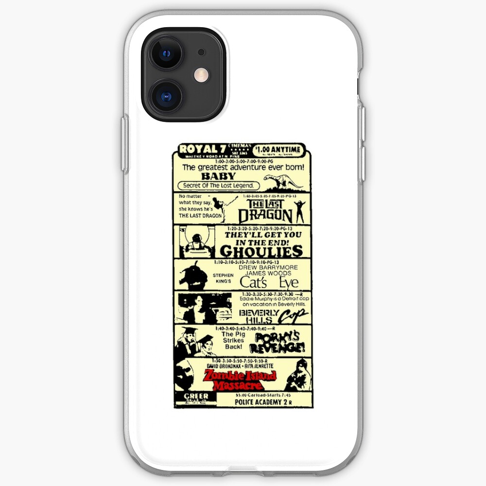 Zombie Massacre Movie Flyer Iphone Case Cover By Timothybeighton Redbubble