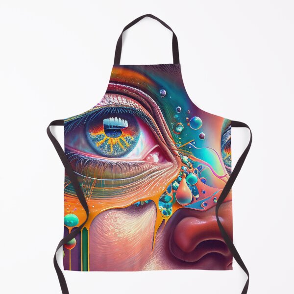 Item preview, Hyperrealism Psychedelic Face 2 designed and sold by MaisonEdwarn.