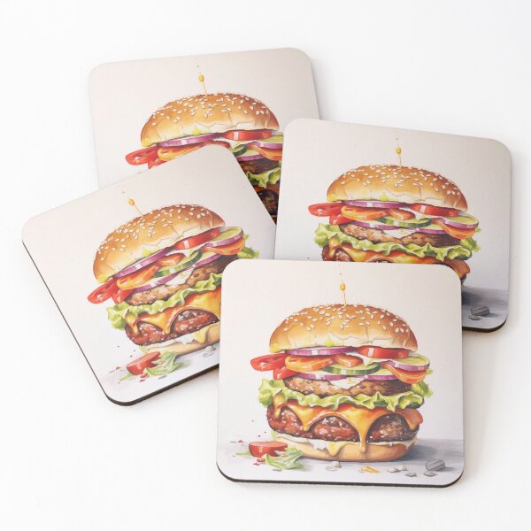 Item preview, Burger aquarel  designed and sold by roberthiksa.