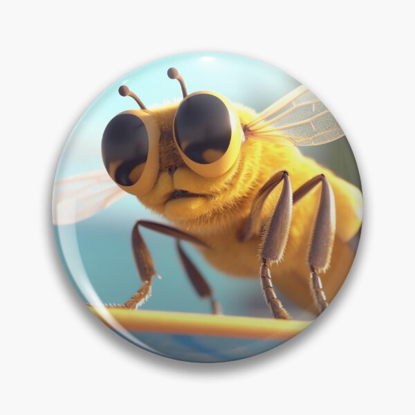 Item preview, surfer bee designed and sold by EdicionesJML.