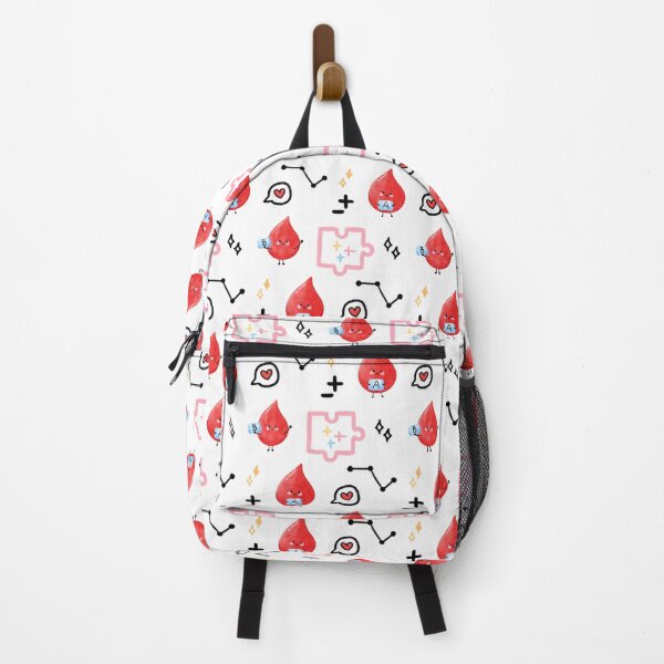 Item preview, Cute Blood Type Patterns designed and sold by salty arts design.