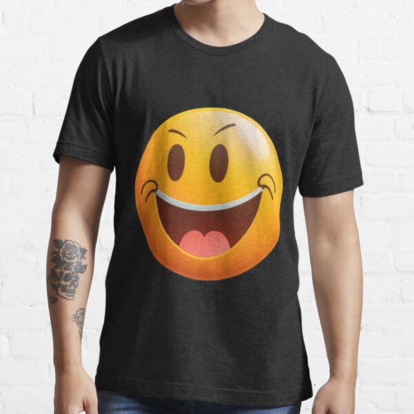 Roblox Face Smiley Avatar Funny Essential T-Shirt for Sale by