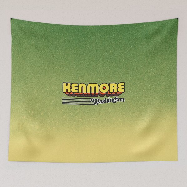 Item preview, Kenmore, Washington | Retro Stripes designed and sold by retroready.