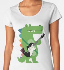Camiseta premium para mujer Croco Rock
