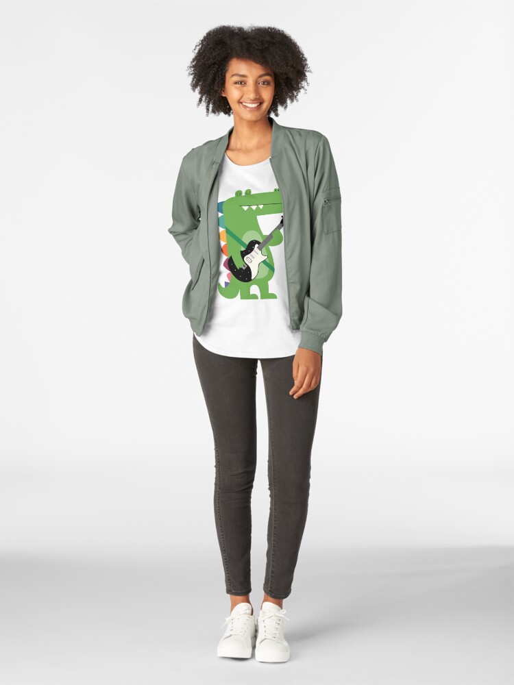Alternate view of Croco Rock Premium Scoop T-Shirt