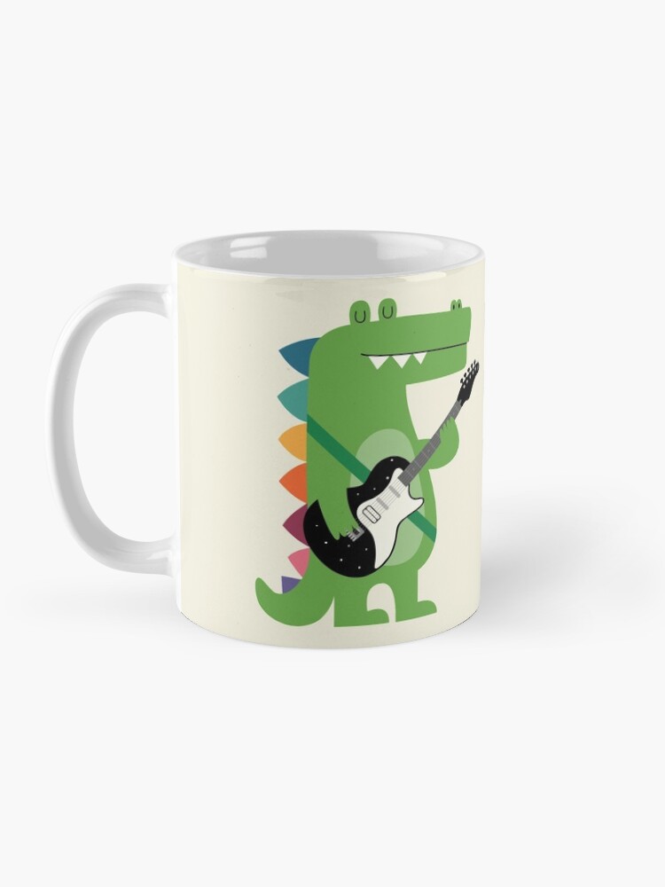 Thumbnail 3 of 6, Coffee Mug, Croco Rock designed and sold by AndyWestface.