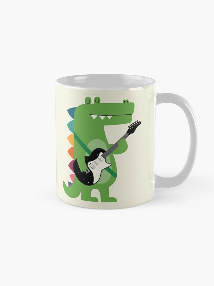 Thumbnail 5 of 6, Coffee Mug, Croco Rock designed and sold by AndyWestface.