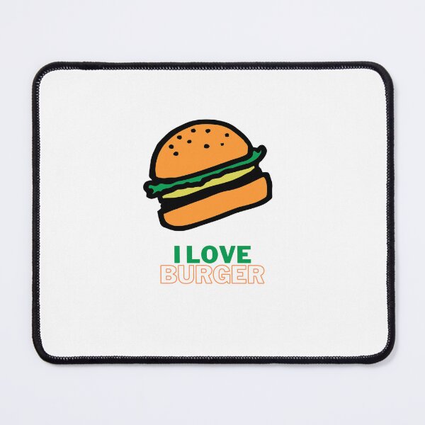 Item preview, I love burger designed and sold by Vimal Bamratkar.