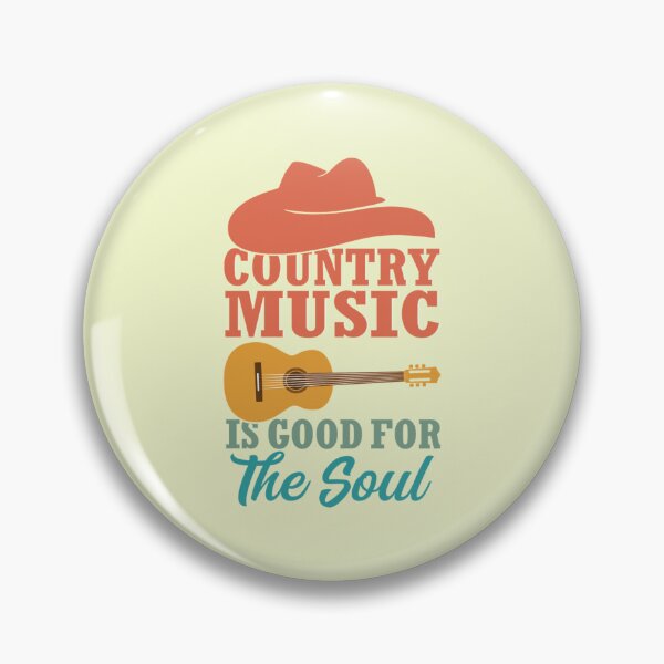 Item preview, Retro Country Music Is Good For The Soul Funny Country Music Sayings Country Music Joke    designed and sold by KaiHarris.