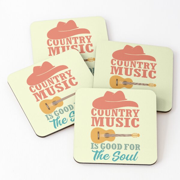 Item preview, Retro Country Music Is Good For The Soul Funny Country Music Sayings Country Music Joke    designed and sold by KaiHarris.