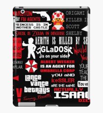 Videogame SPOILERS iPad Case/Skin
