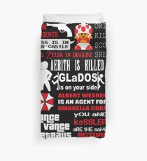 Videogame SPOILERS Duvet Cover