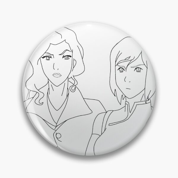 Item preview, Korrasami - The Legend of Korra [BLACK OUTLINE] designed and sold by itsaiaaa.