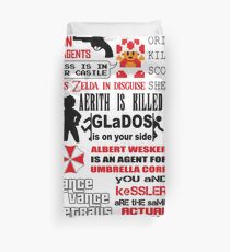 Videogame SPOILERS Duvet Cover