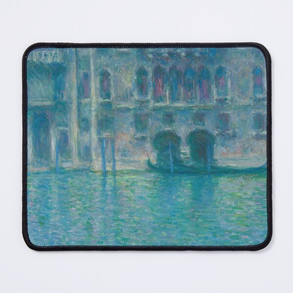 Item preview, MONET - Golden Frame Palazzo da Mula, Venice (1908) by Claude Monet landscape designed and sold by AndromedaWeb.