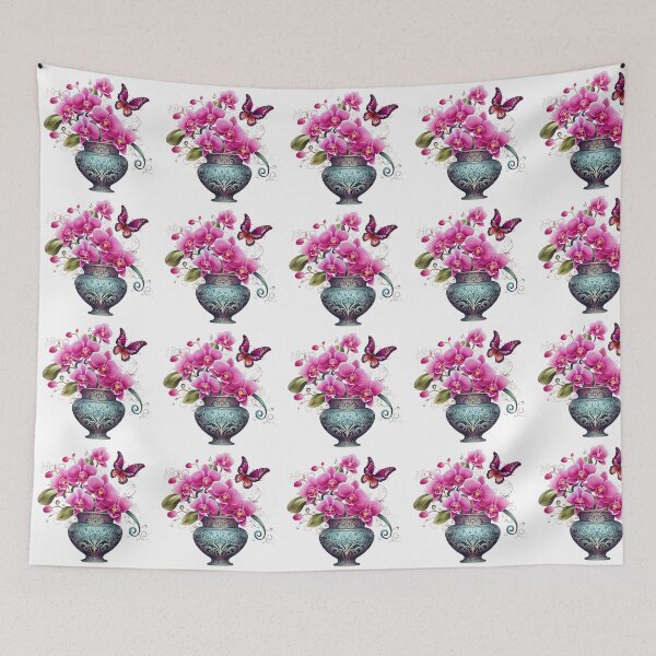Item preview, Beautiful Orchids and Butterfly designed and sold by HappyThanadol.