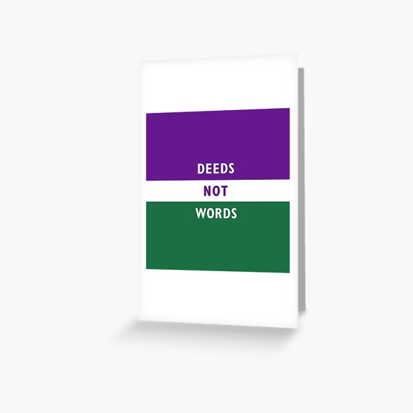 Item preview, DEEDS NOT WORDS designed and sold by eachthursday.