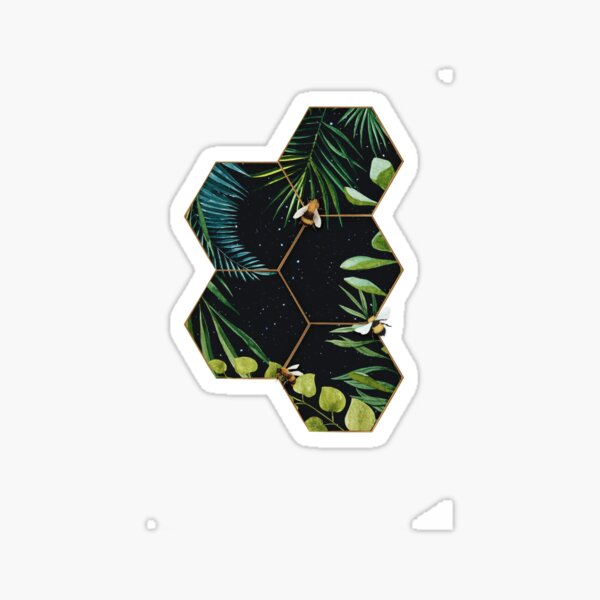 Bee Green Sticker