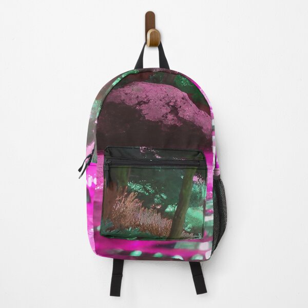 Item preview, Landscape Pond and Trees Pink Water and Mint Green Leaves designed and sold by deniselynnimage.