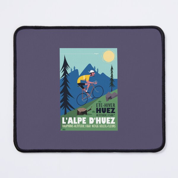 Item preview, L'Alpe D'Huez Cyclist poster designed and sold by cxjrusdkc4.