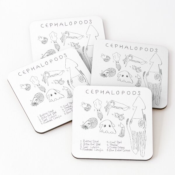 Item preview, CEPHALOPOD SELECTION (outlines) designed and sold by Chy Coad.