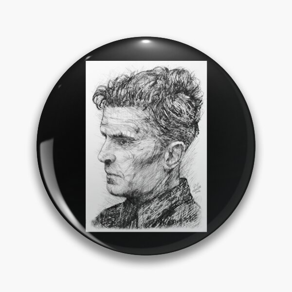Item preview, LUDWIG WITTGENSTEIN pencil portrait .1 designed and sold by daylonmc-ginnas.