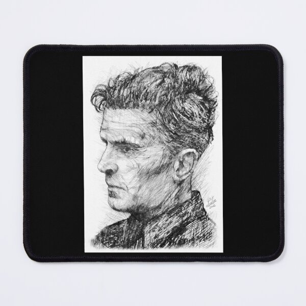 Item preview, LUDWIG WITTGENSTEIN pencil portrait .1 designed and sold by daylonmc-ginnas.