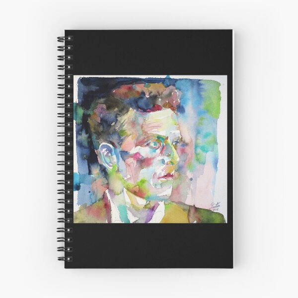 Item preview, LUDWIG WITTGENSTEIN - watercolor portrait.6 designed and sold by daylonmc-ginnas.