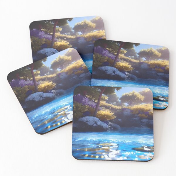 Item preview, Landscape Pond and Trees Beautiful Sunset designed and sold by deniselynnimage.