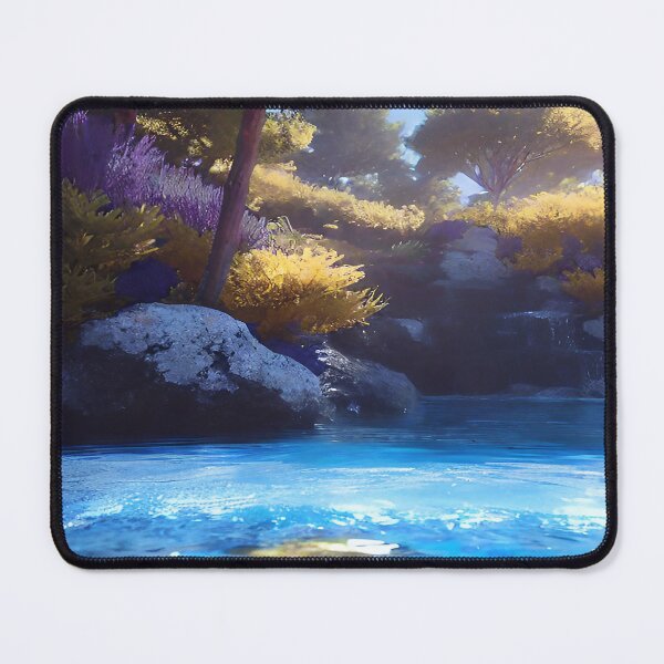 Item preview, Landscape Pond and Trees Beautiful Sunset designed and sold by deniselynnimage.