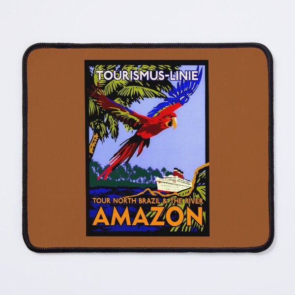 Item preview, AMAZON BRAZIL RIVER Vintage Cruise Print 	 	 designed and sold by rqwhpibt74.