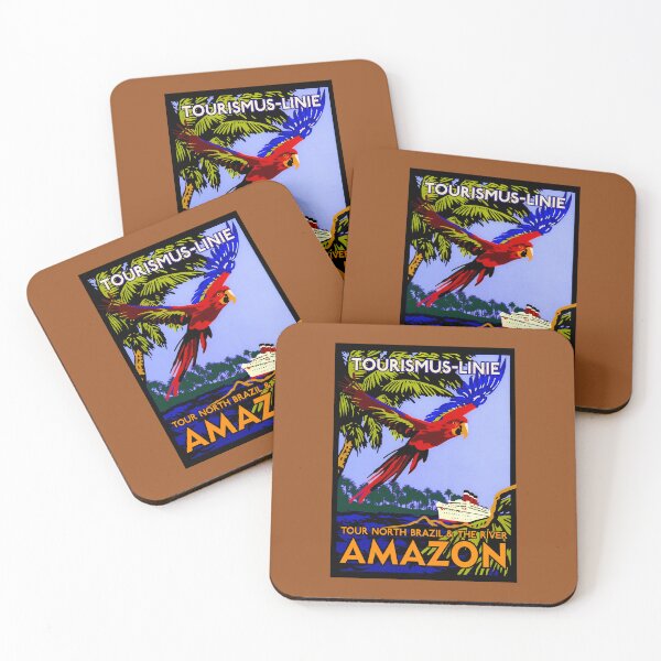 Item preview, AMAZON BRAZIL RIVER Vintage Cruise Print 	 	 designed and sold by rqwhpibt74.