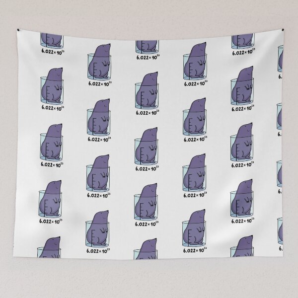 Item preview, Chemistry Mole Funny Animal Puns designed and sold by punnybone.