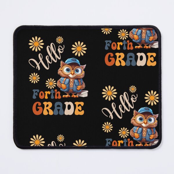 Item preview, Hello Forth Grade - Cute Owl Pupil, Teach Love Inspire, Back To School, Teacher Tee, Teacher Appreciation Tee, 1st day of school designed and sold by PupilLove.