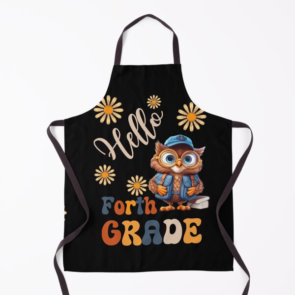 Item preview, Hello Forth Grade - Cute Owl Pupil, Teach Love Inspire, Back To School, Teacher Tee, Teacher Appreciation Tee, 1st day of school designed and sold by PupilLove.