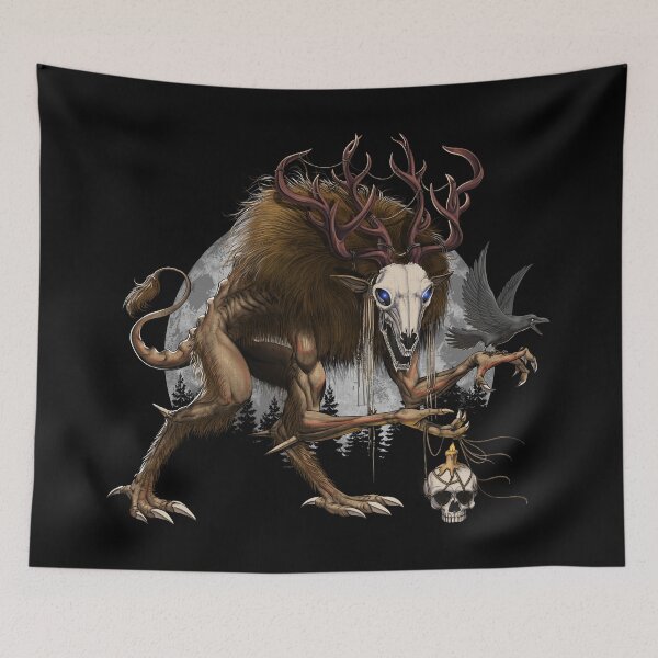 Item preview, Wendigo Cryptid Spirit designed and sold by underheaven.